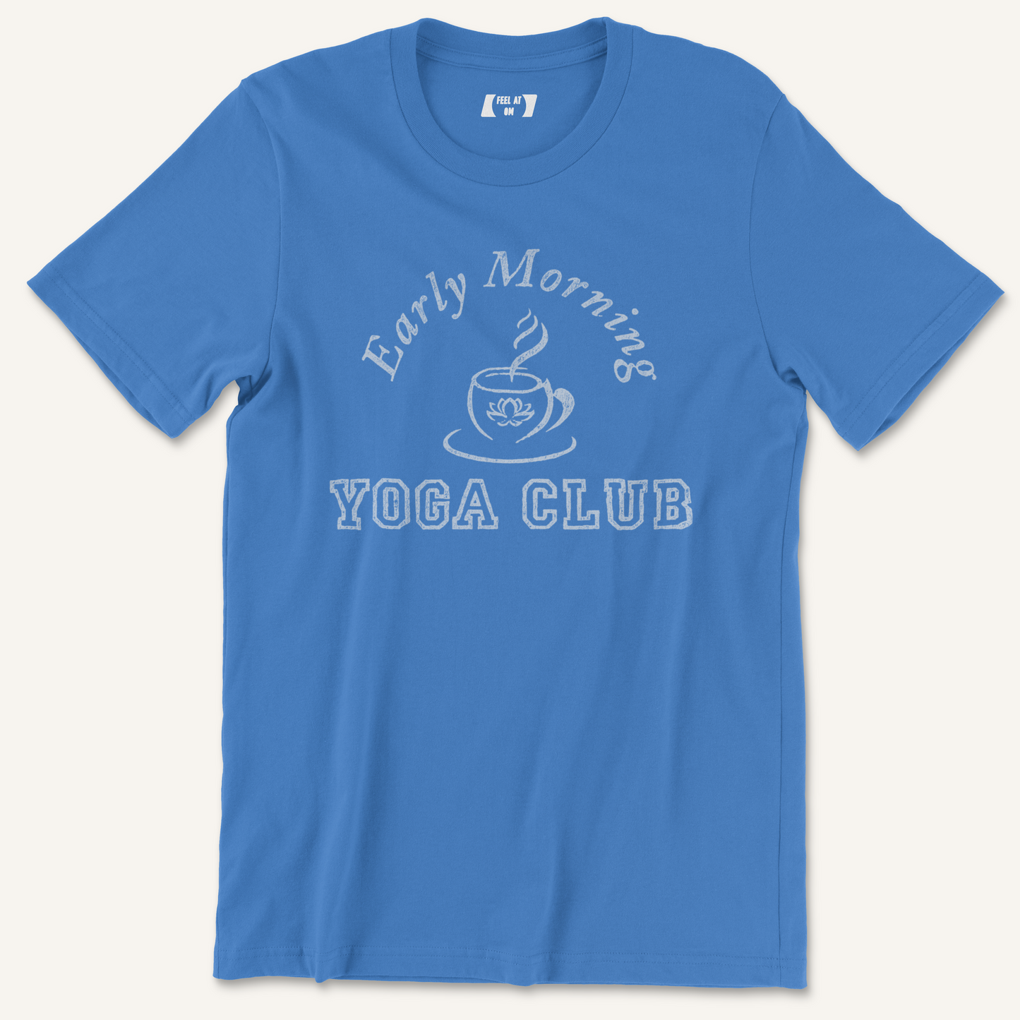 Early Morning Yoga Club Distressed Graphic Tee