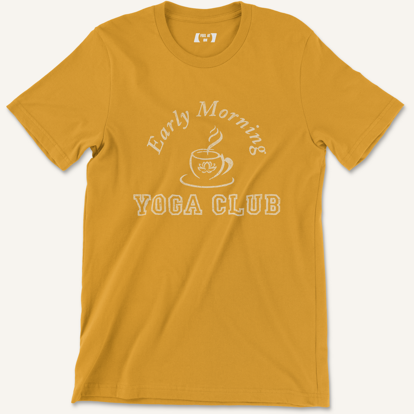 Early Morning Yoga Club Distressed Graphic Tee