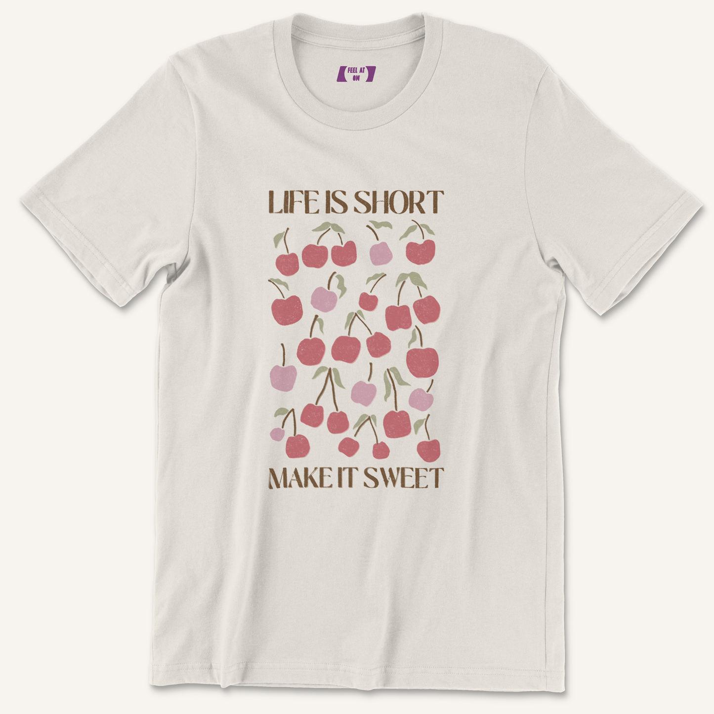 Life is Short Make it Sweet Distressed Graphic Tee