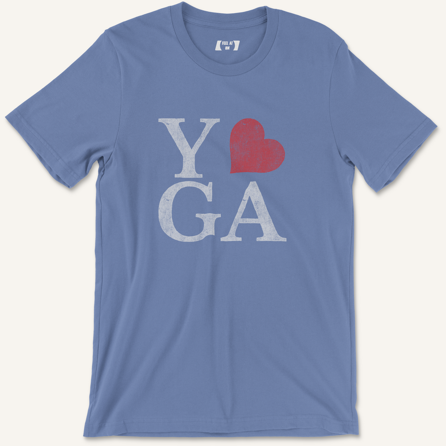 Yoga Love Distressed Graphic Tee