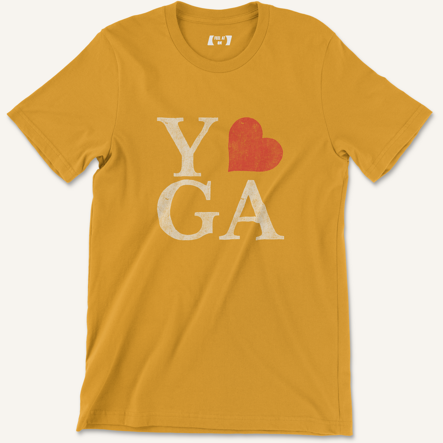 Yoga Love Distressed Graphic Tee
