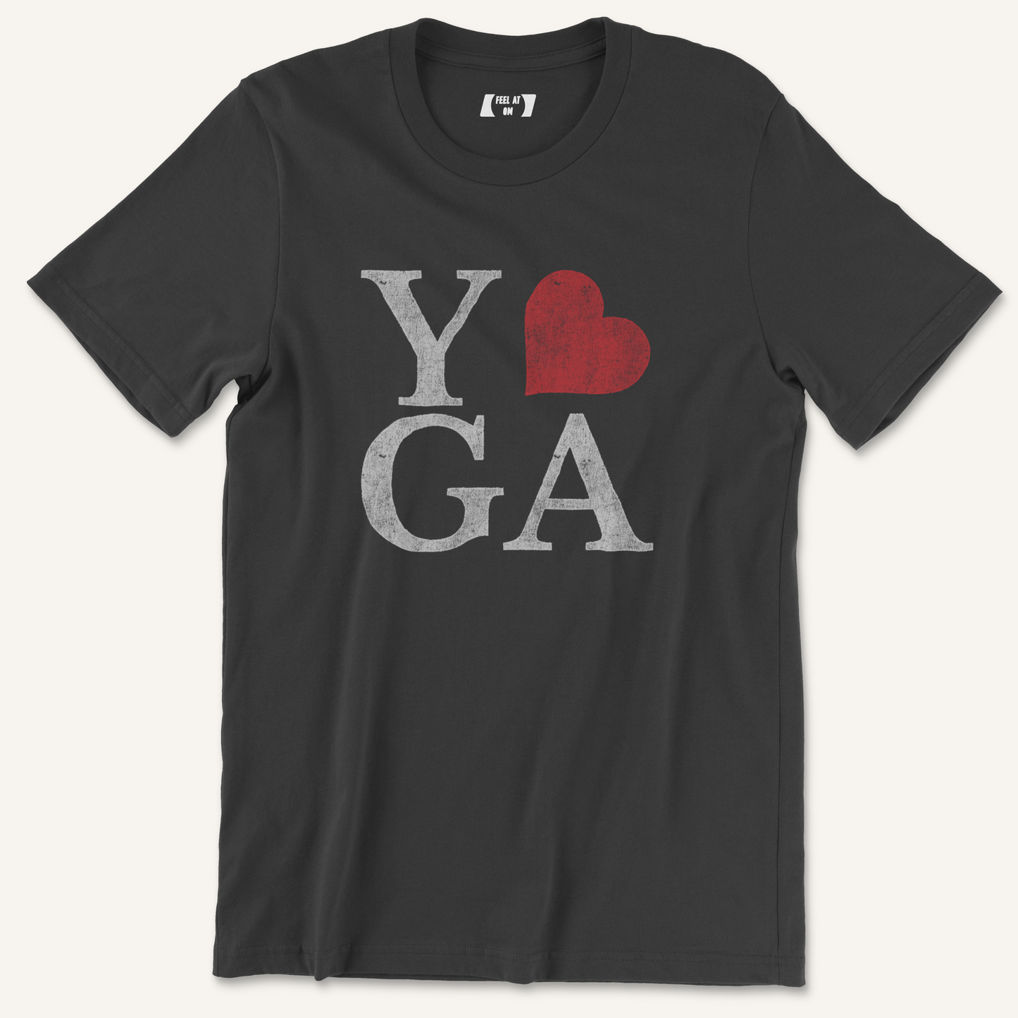 Yoga Love Distressed Graphic Tee