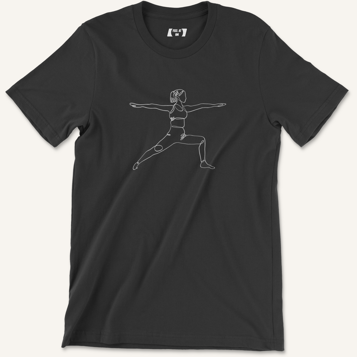Warrior 2 Line Art Yoga Graphic Tee
