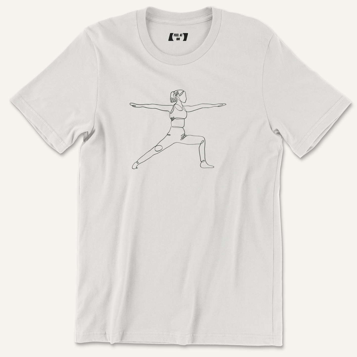 Warrior 2 Line Art Yoga Graphic Tee