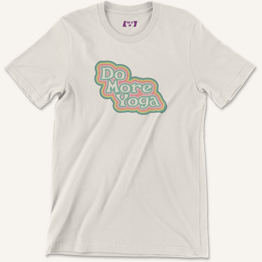 Do More Yoga Retro Yoga Graphic Tee