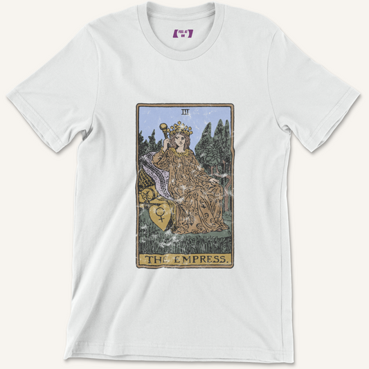 Empress Tarot Card Distressed Graphic Tee