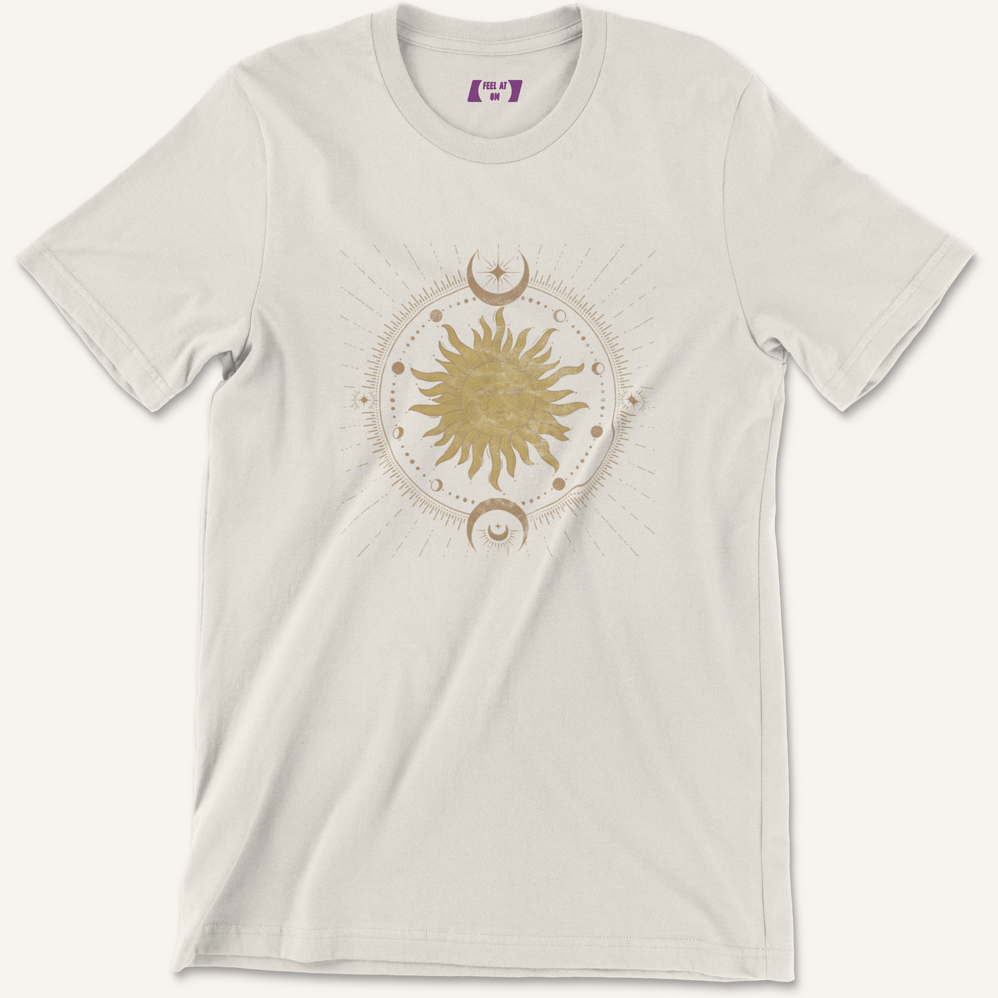 Sun and Moon Distressed Graphic Tee