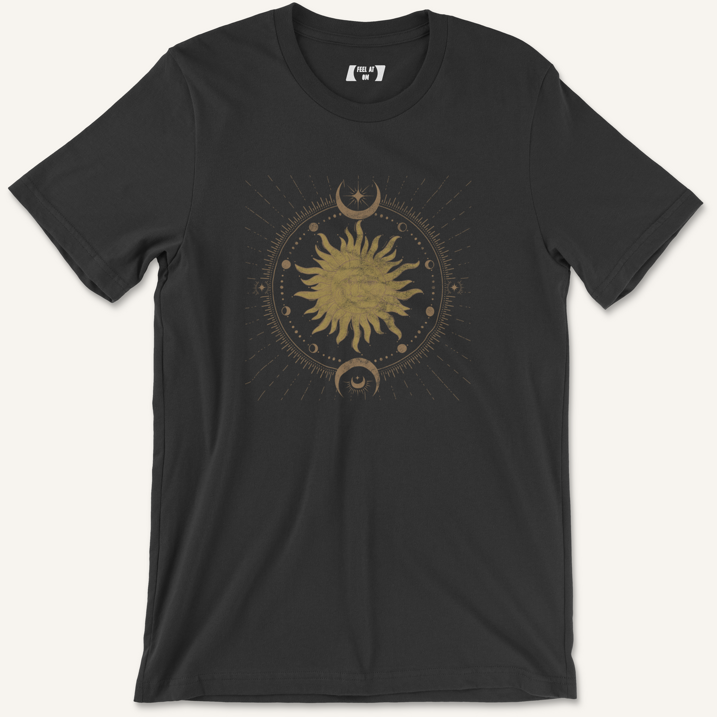 Sun and Moon Distressed Graphic Tee