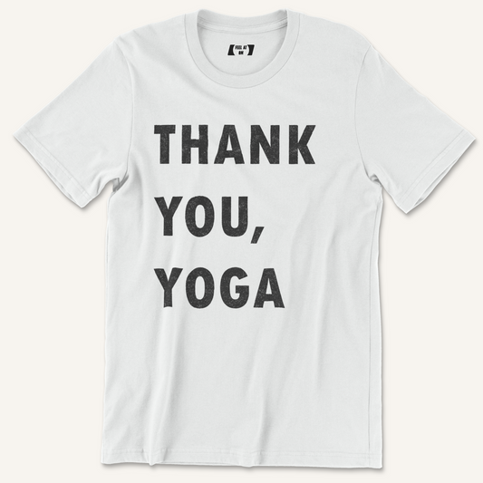 Thank You, Yoga Distressed Graphic Tee