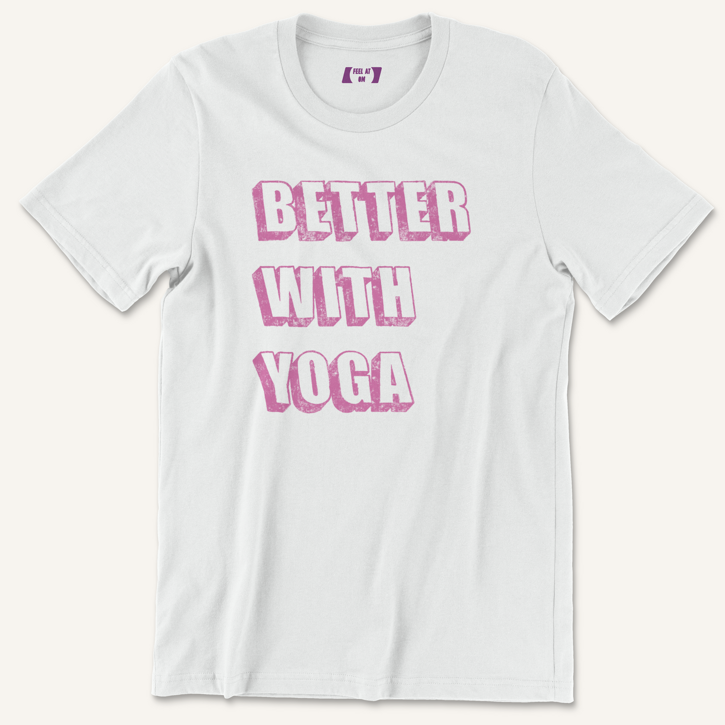 Better With Yoga Distressed Graphic Tee