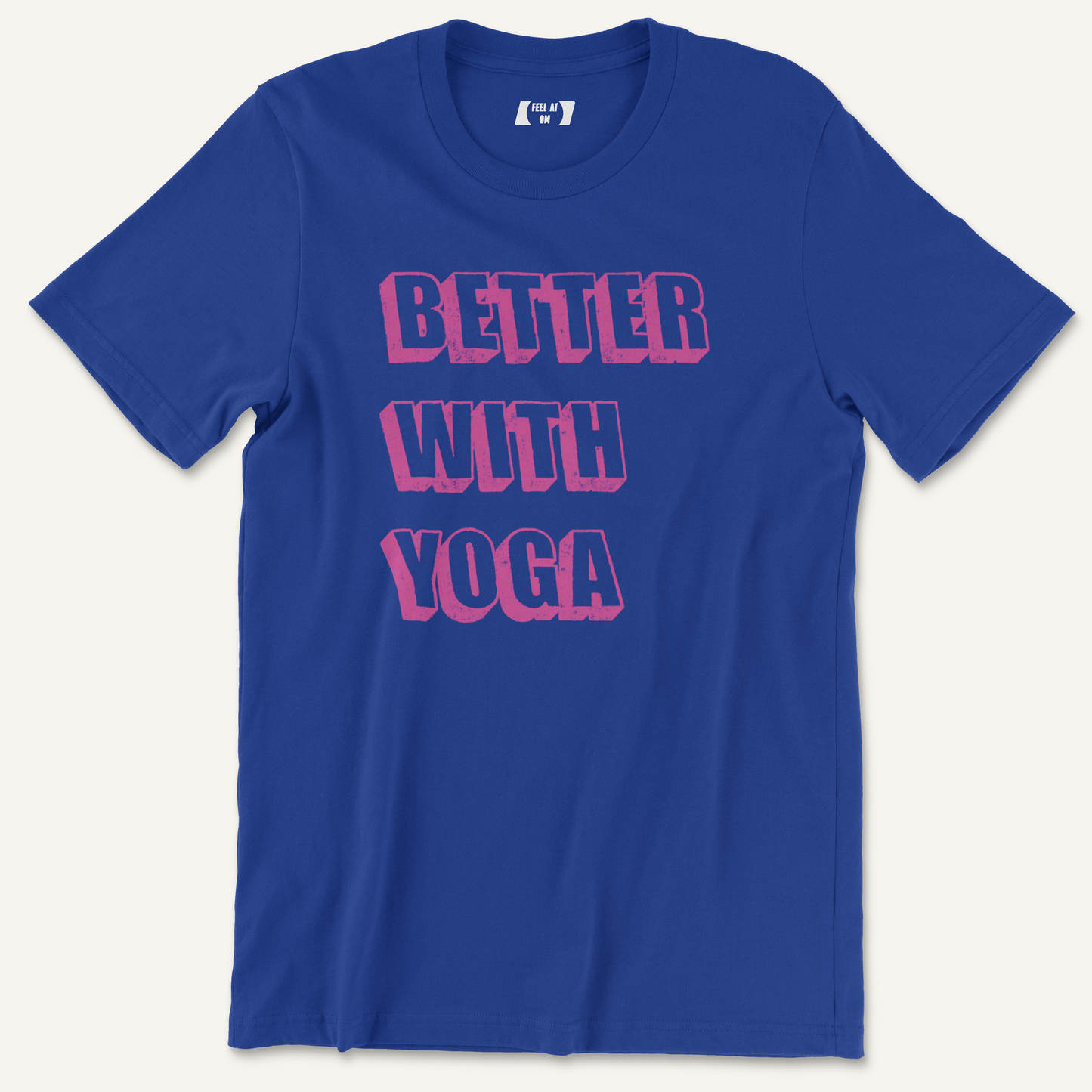 Better With Yoga Distressed Graphic Tee