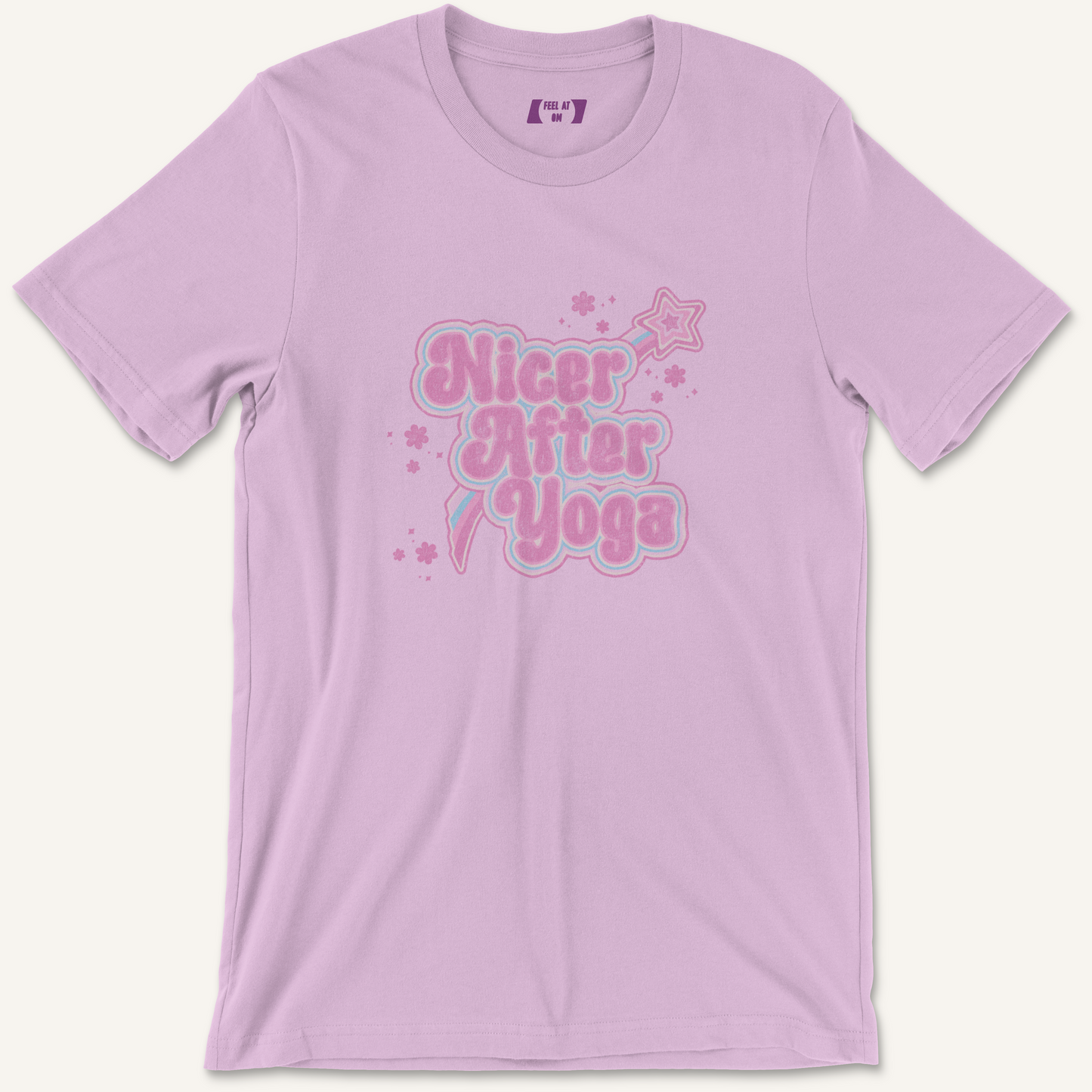 Nicer After Yoga Distressed Graphic Tee