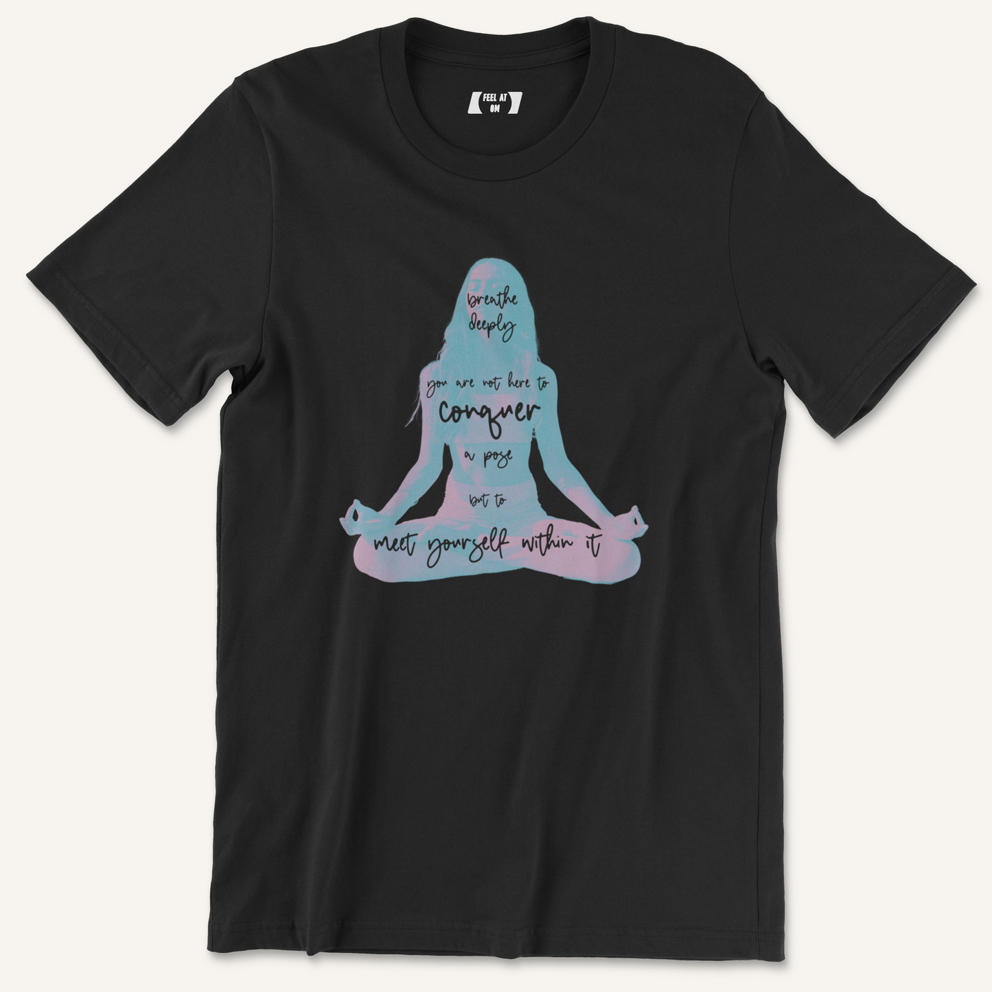 "Meet Yourself" Poem Yoga Graphic Tee