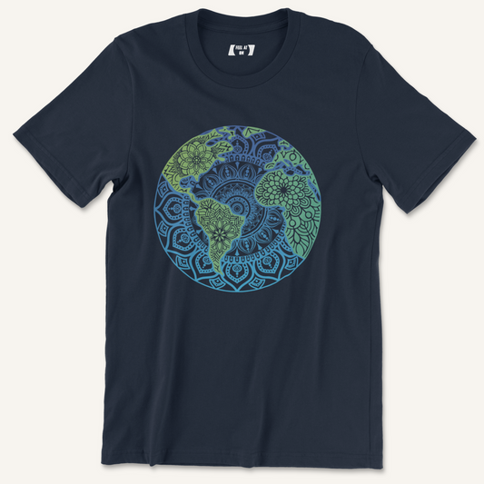 Mandala Earth Yoga Graphic Tee