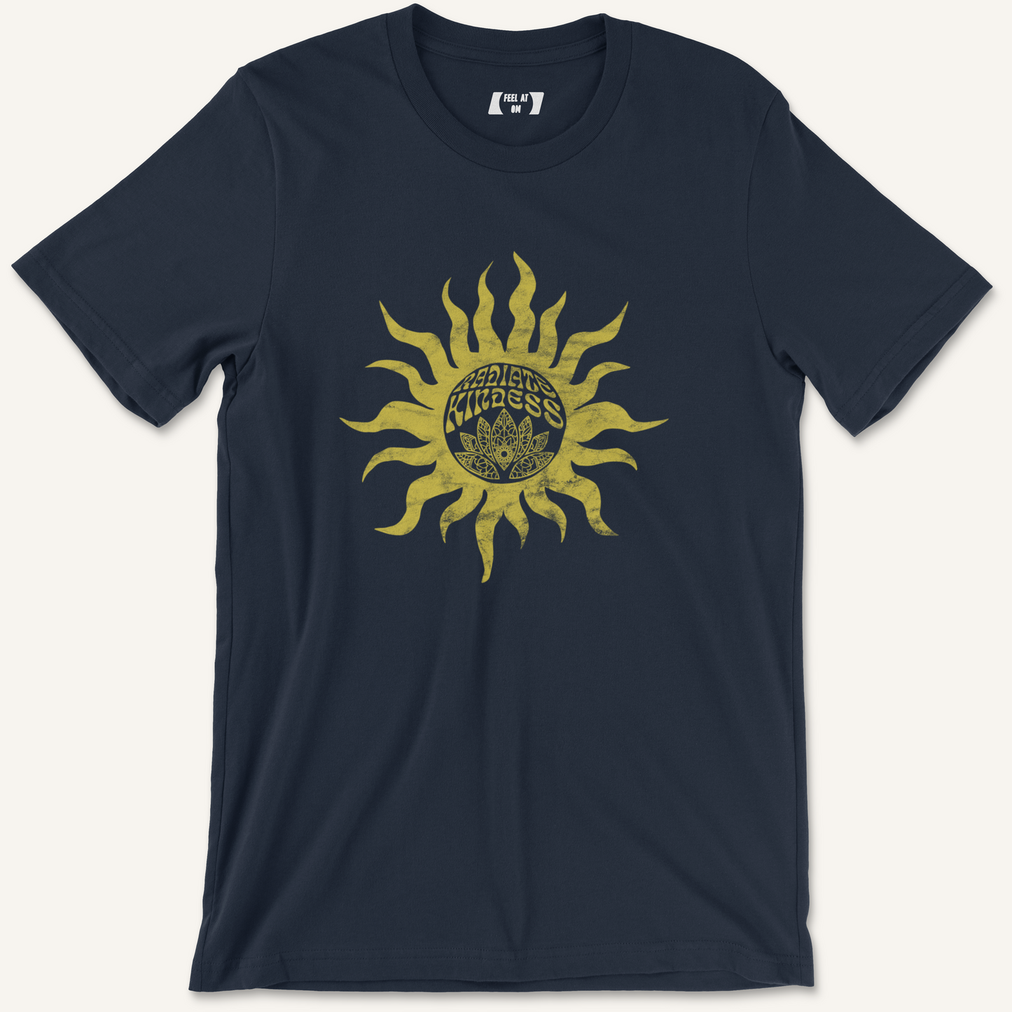 Radiate Kindness Distressed Yoga Graphic Tee