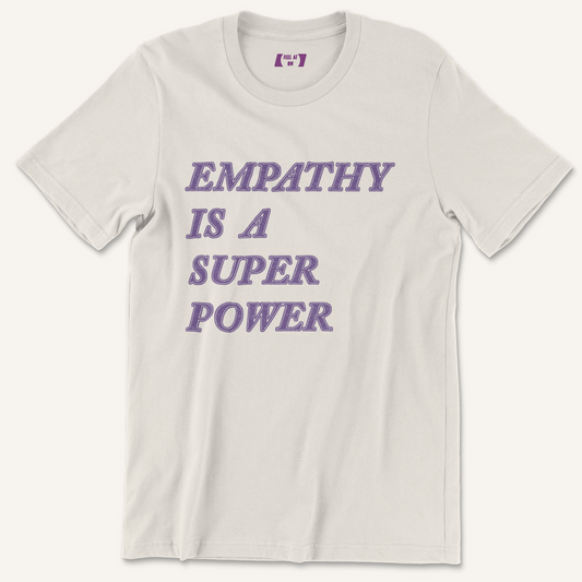 Empathy is a Super Power Distressed Graphic Tee