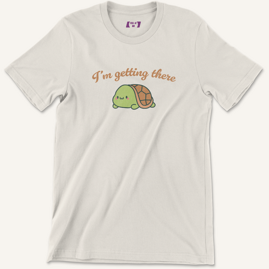 I'm Getting There Distressed Graphic Tee