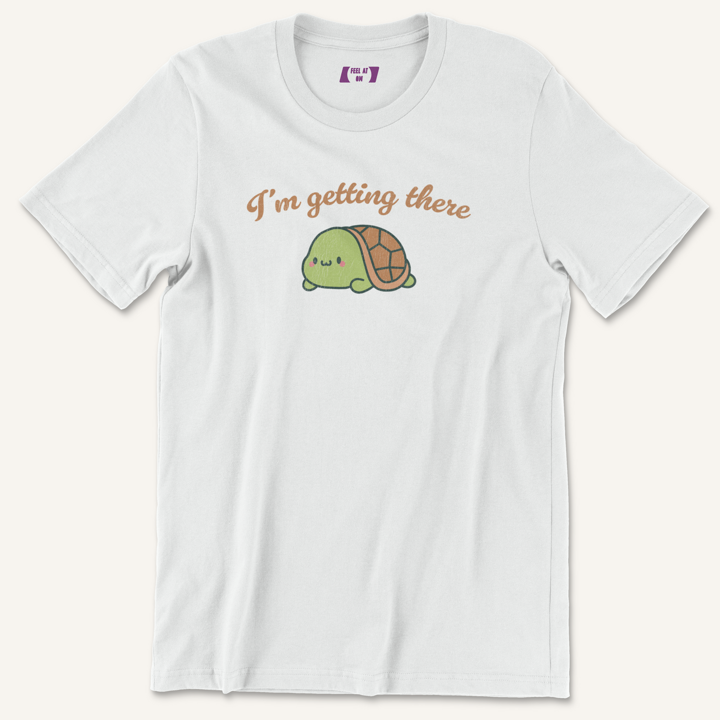 I'm Getting There Distressed Graphic Tee