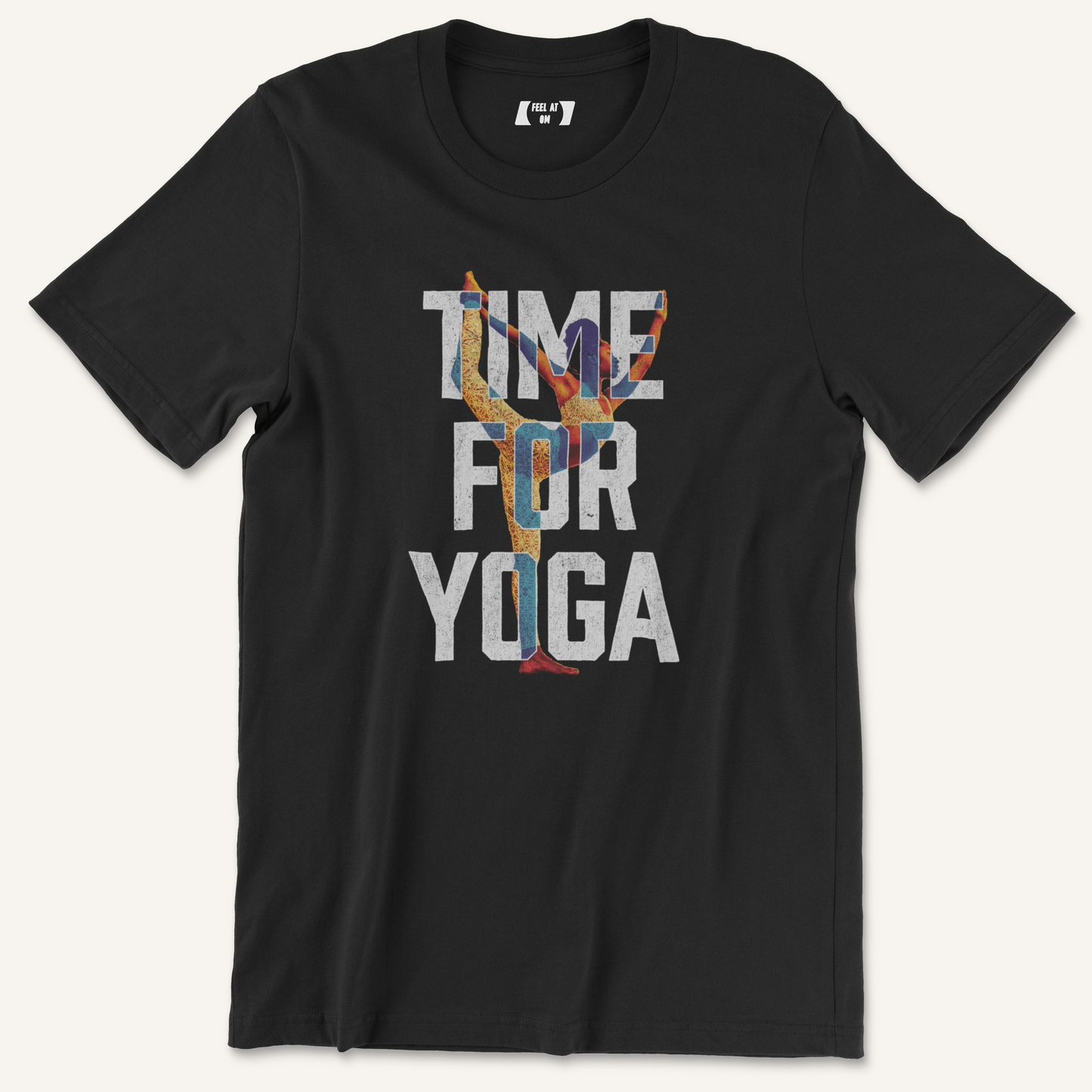 Time For Yoga Distressed Graphic Tee