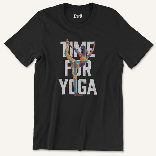Time For Yoga Distressed Graphic Tee
