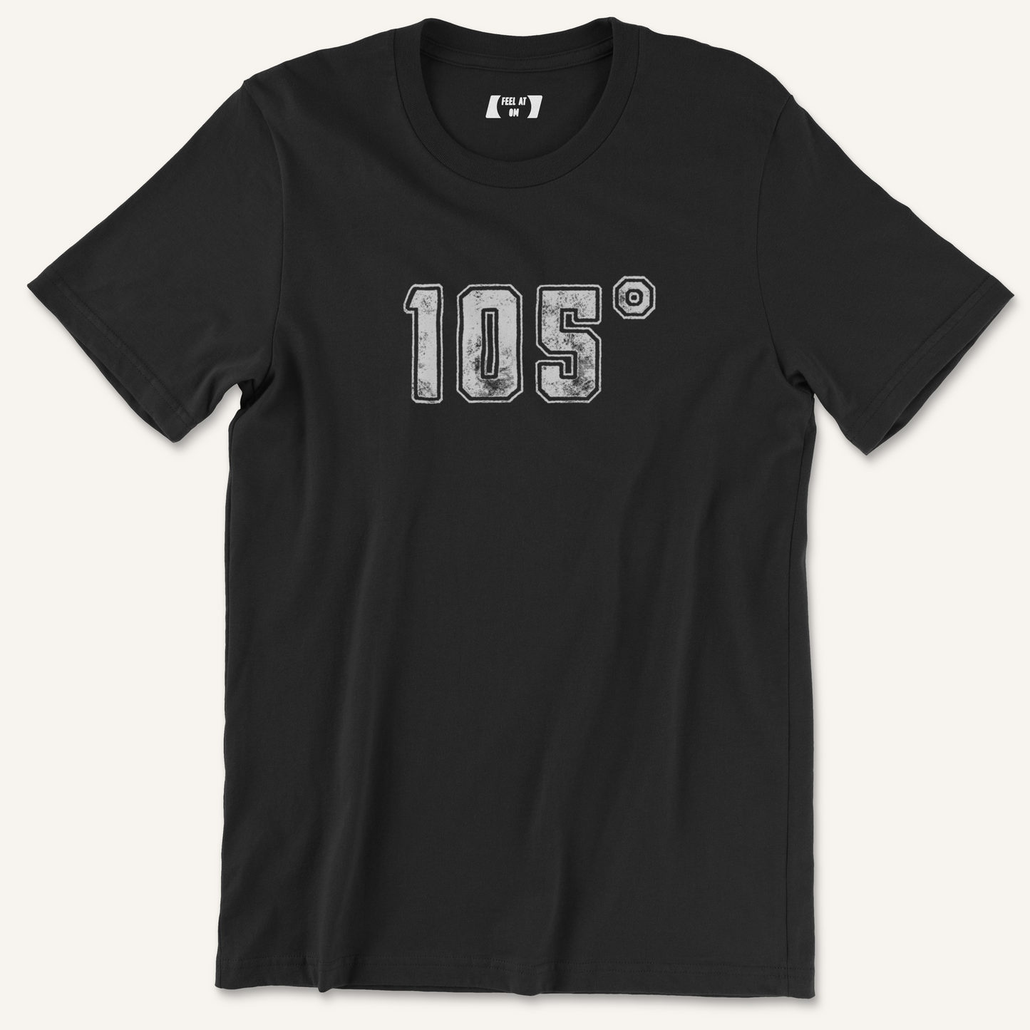 105° Bikram/Hot Yoga Distressed Graphic Tee