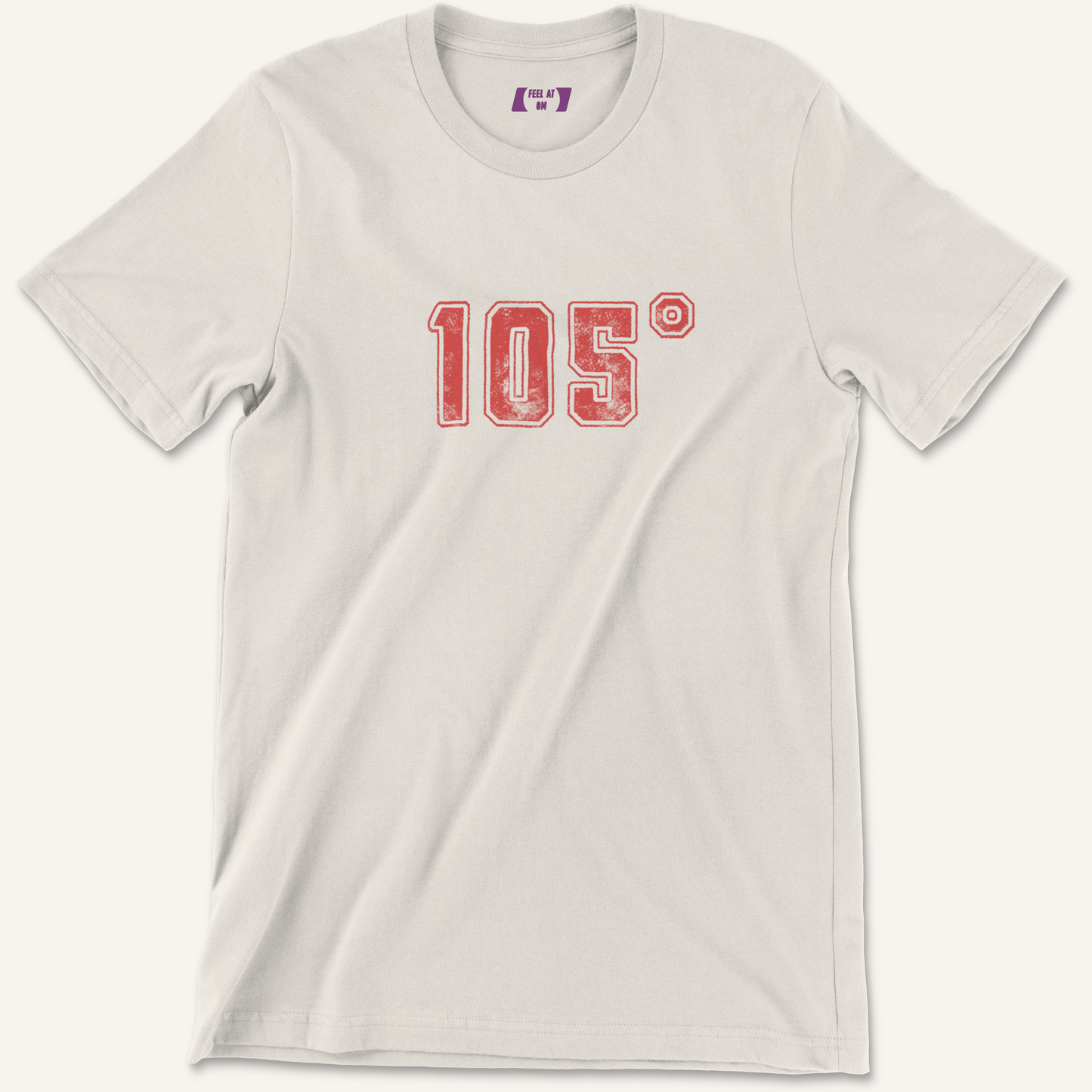 105° Bikram/Hot Yoga Distressed Graphic Tee
