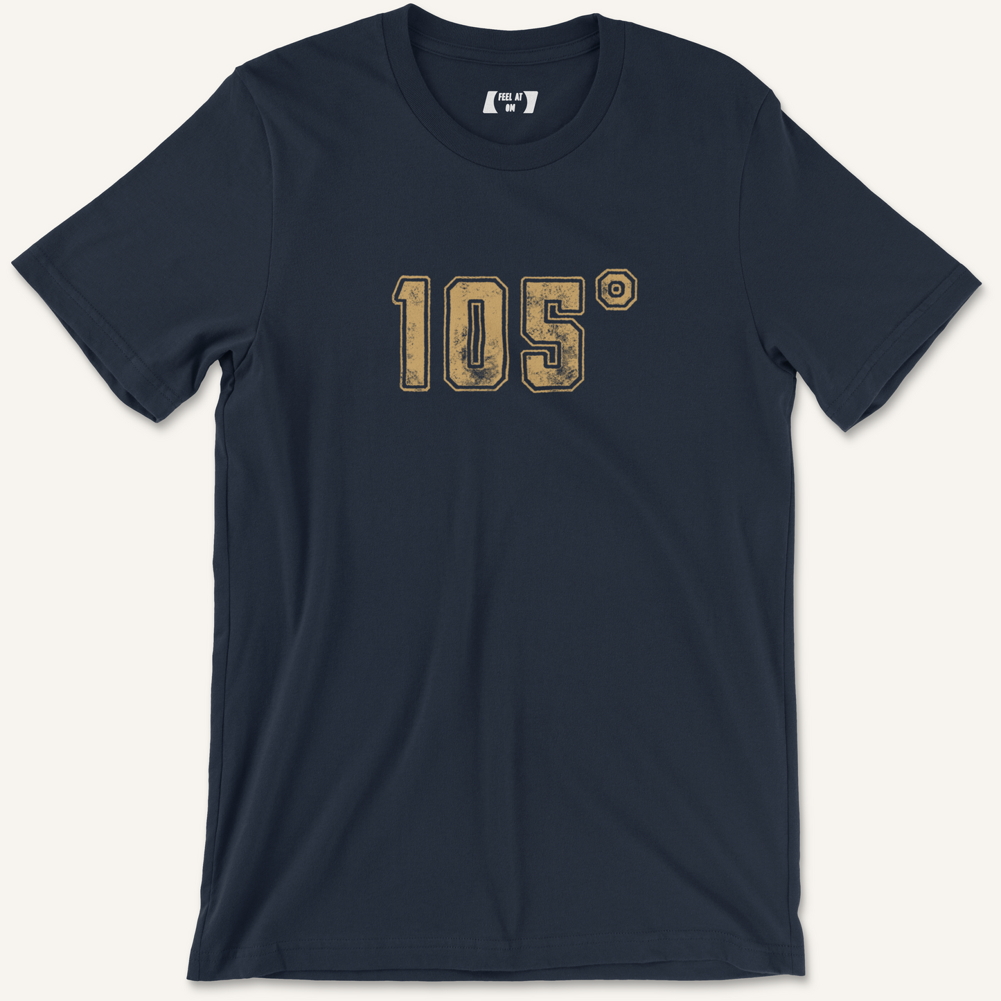 105° Bikram/Hot Yoga Distressed Graphic Tee