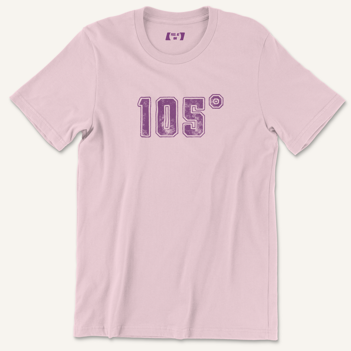105° Bikram/Hot Yoga Distressed Graphic Tee