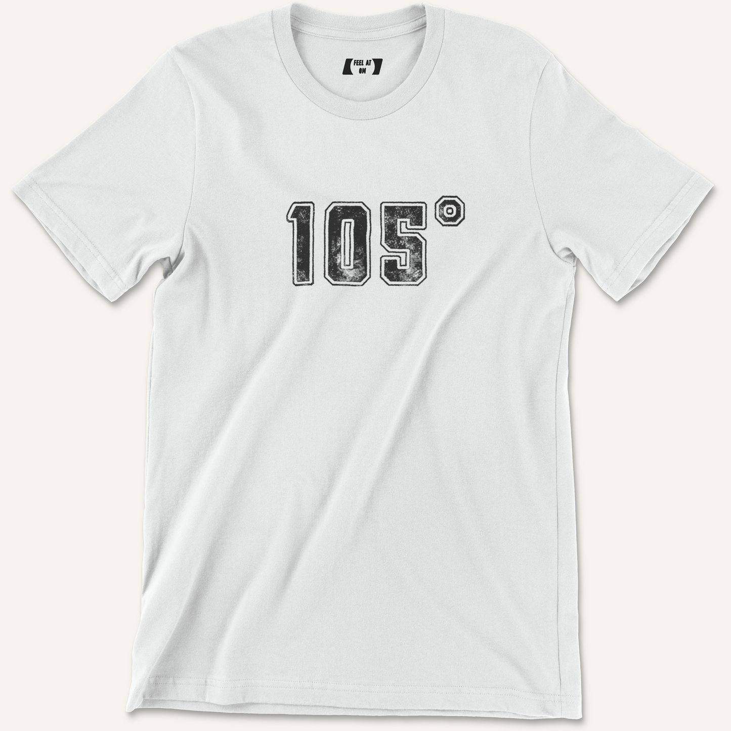105° Bikram/Hot Yoga Distressed Graphic Tee