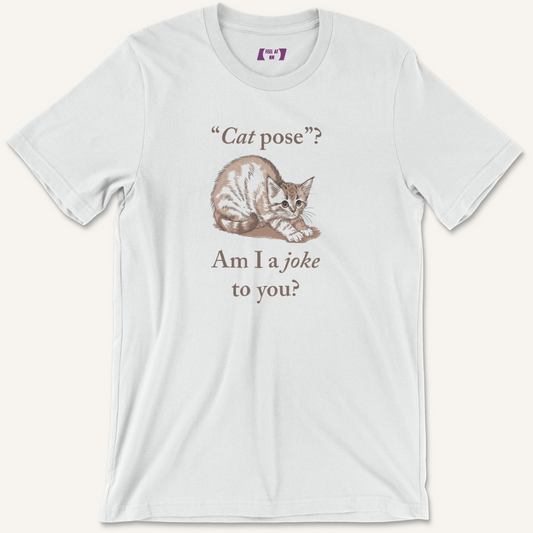 Cat Pose Yoga Graphic Tee