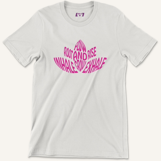 Flow and Grow Yoga Graphic Tee
