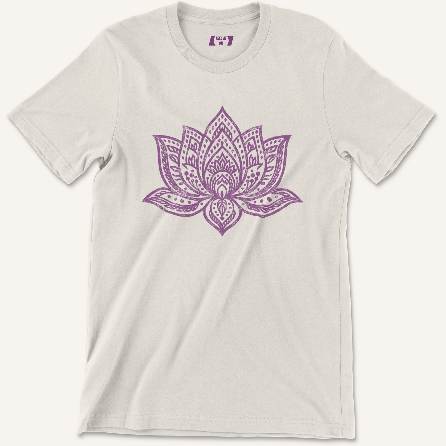 Mandala Lotus Distressed Yoga Graphic Tee