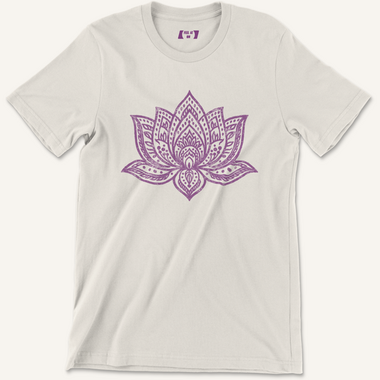 Mandala Lotus Distressed Yoga Graphic Tee