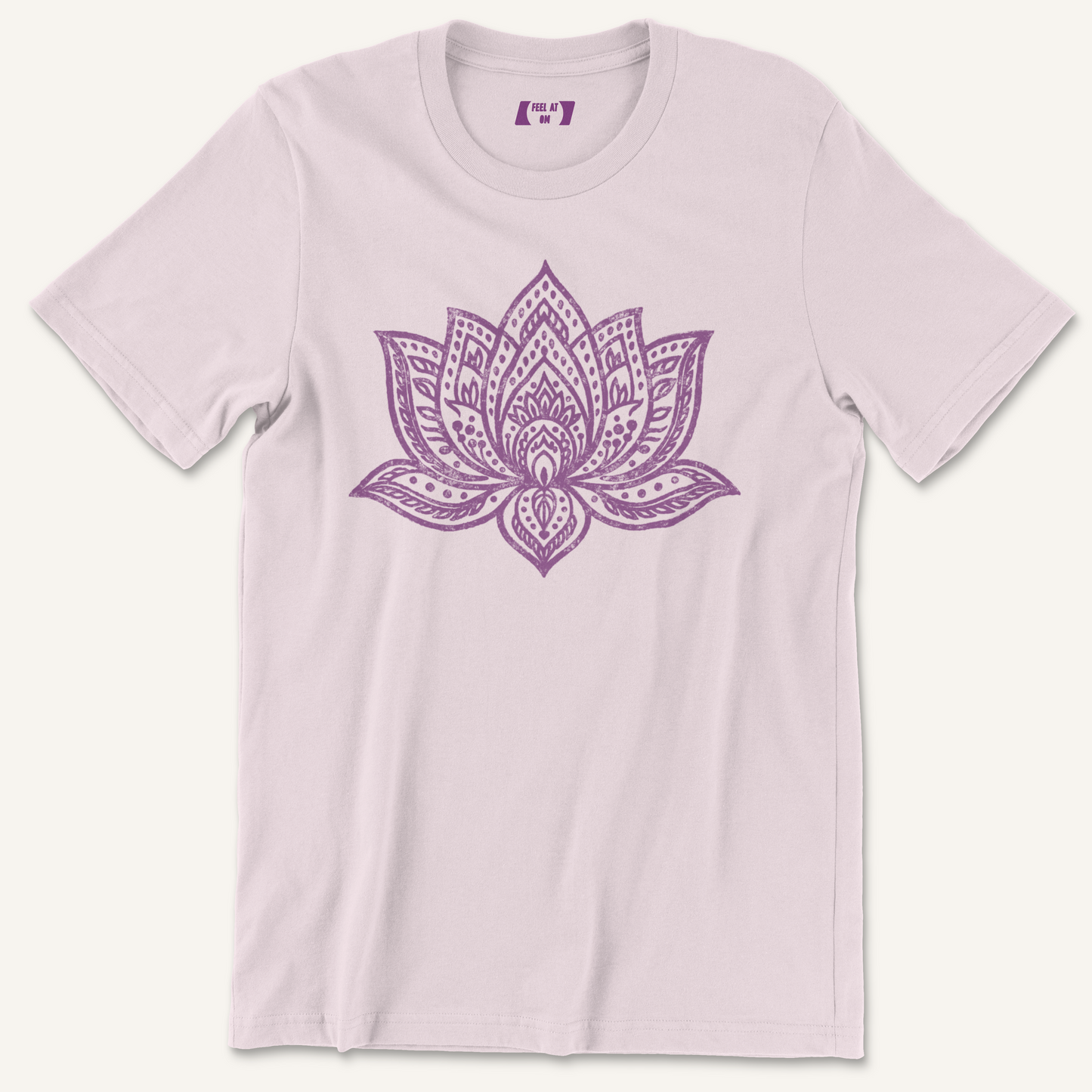 Mandala Lotus Distressed Yoga Graphic Tee