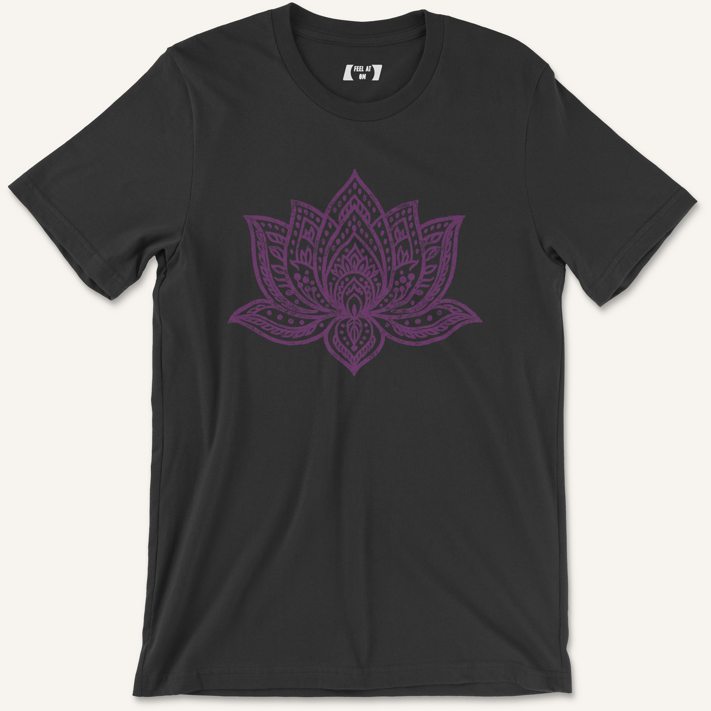 Mandala Lotus Distressed Yoga Graphic Tee
