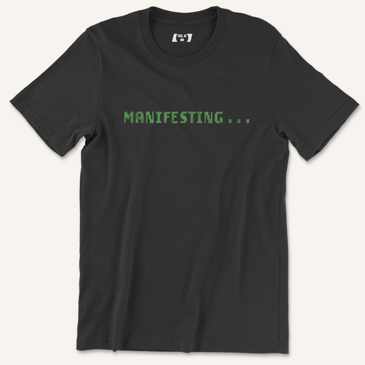 Manifesting Y2K Distressed Yoga Graphic Tee