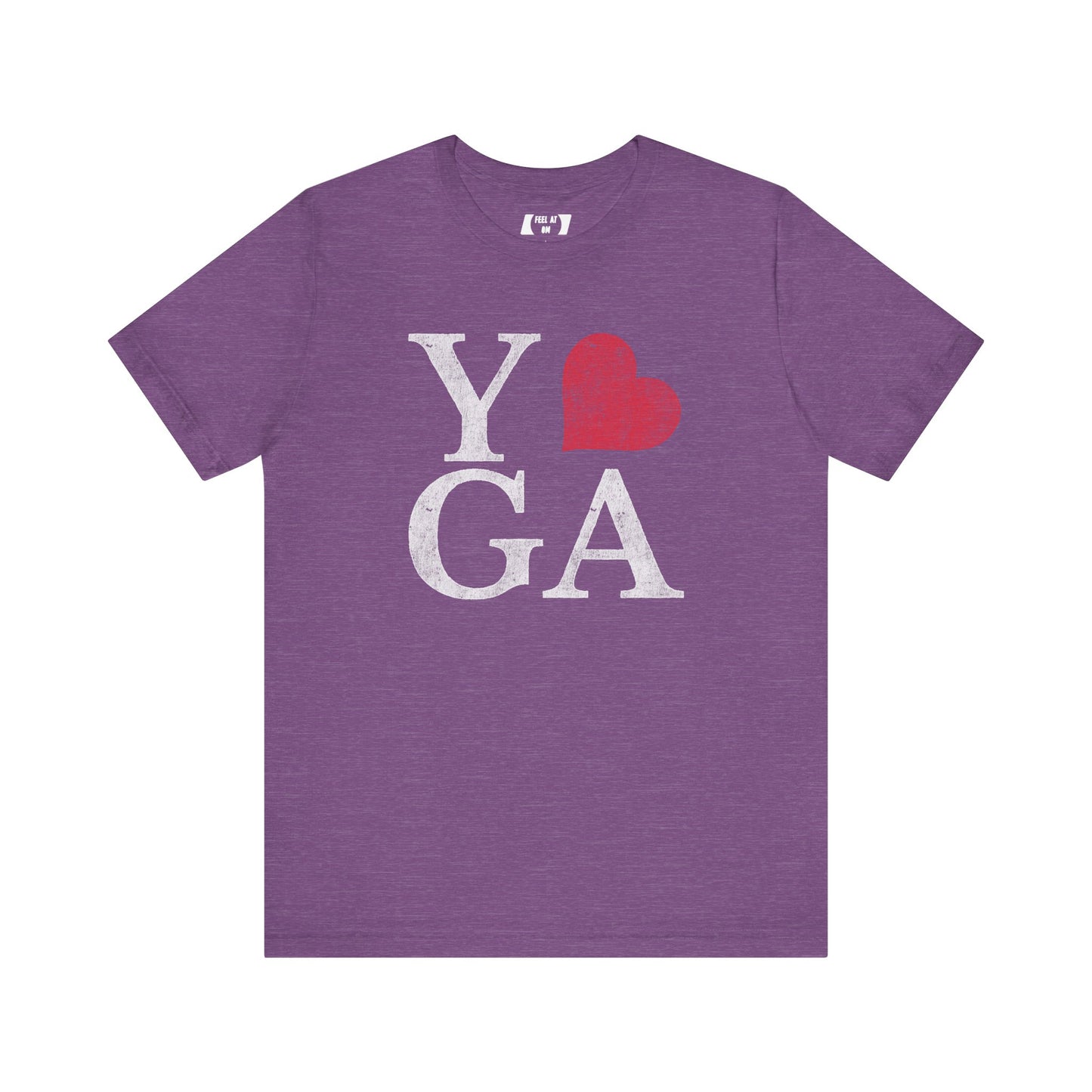 Yoga Love Distressed Graphic Tee